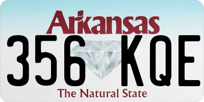 AR license plate 356KQE