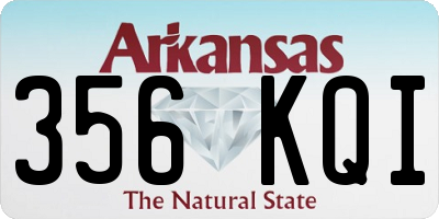 AR license plate 356KQI