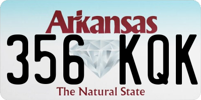 AR license plate 356KQK