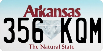 AR license plate 356KQM
