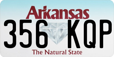 AR license plate 356KQP