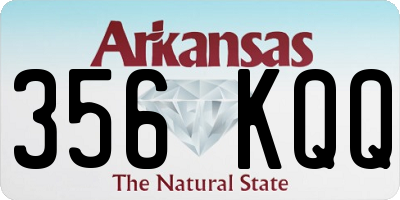 AR license plate 356KQQ