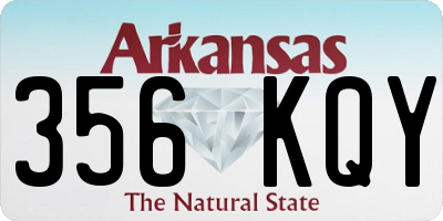 AR license plate 356KQY