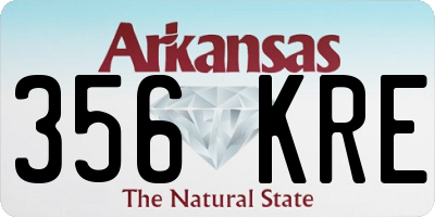 AR license plate 356KRE