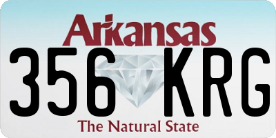 AR license plate 356KRG