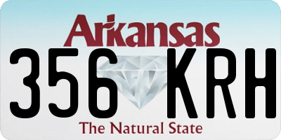 AR license plate 356KRH