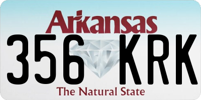 AR license plate 356KRK