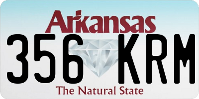 AR license plate 356KRM