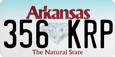 AR license plate 356KRP