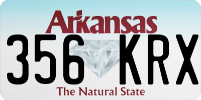 AR license plate 356KRX