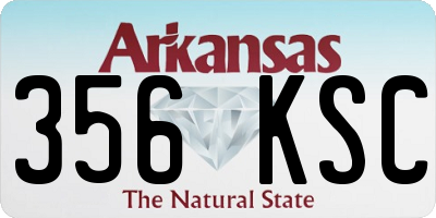 AR license plate 356KSC