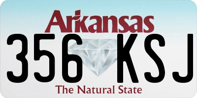 AR license plate 356KSJ
