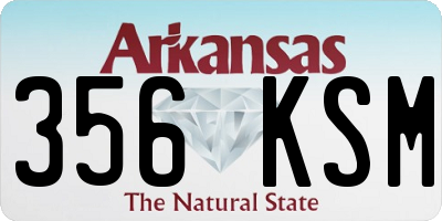 AR license plate 356KSM