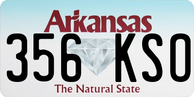 AR license plate 356KSO