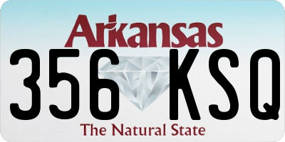 AR license plate 356KSQ