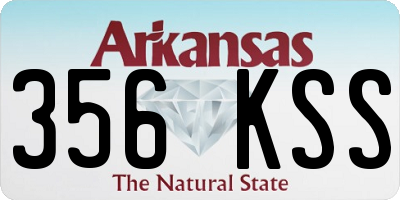 AR license plate 356KSS