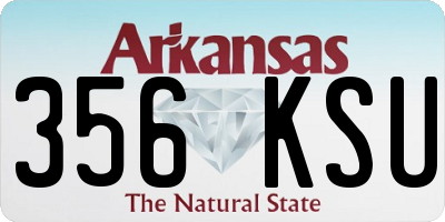AR license plate 356KSU