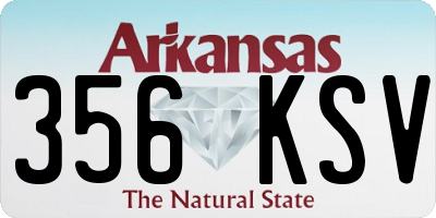 AR license plate 356KSV