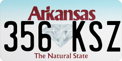 AR license plate 356KSZ