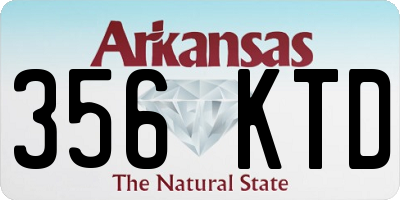 AR license plate 356KTD