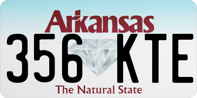 AR license plate 356KTE