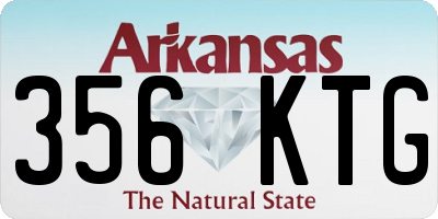 AR license plate 356KTG