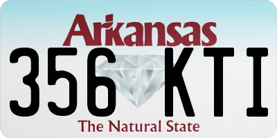 AR license plate 356KTI