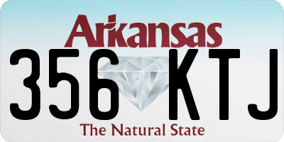 AR license plate 356KTJ