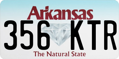 AR license plate 356KTR