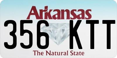 AR license plate 356KTT