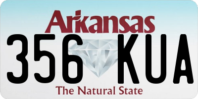 AR license plate 356KUA