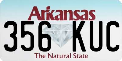 AR license plate 356KUC