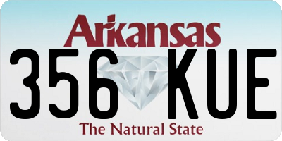 AR license plate 356KUE