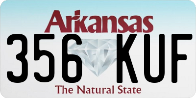 AR license plate 356KUF