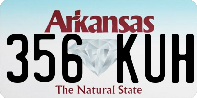 AR license plate 356KUH