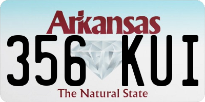AR license plate 356KUI