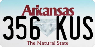 AR license plate 356KUS