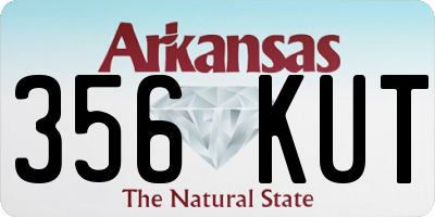 AR license plate 356KUT
