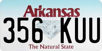 AR license plate 356KUU
