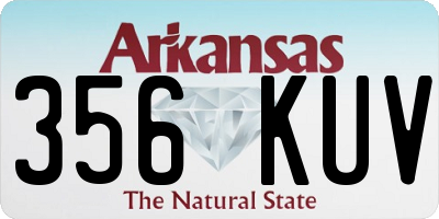 AR license plate 356KUV