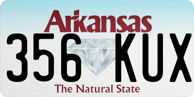 AR license plate 356KUX