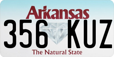 AR license plate 356KUZ