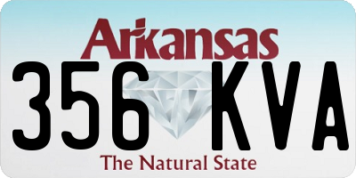 AR license plate 356KVA