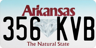 AR license plate 356KVB