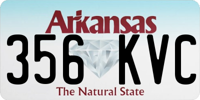AR license plate 356KVC