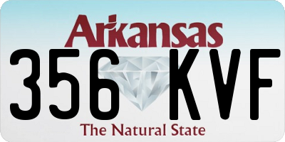 AR license plate 356KVF