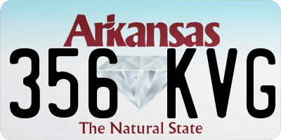 AR license plate 356KVG