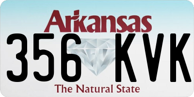 AR license plate 356KVK