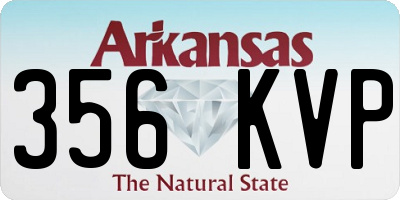 AR license plate 356KVP