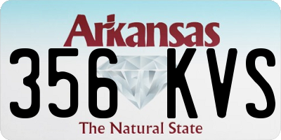 AR license plate 356KVS